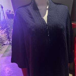 Navy Quilted Robe  mp71